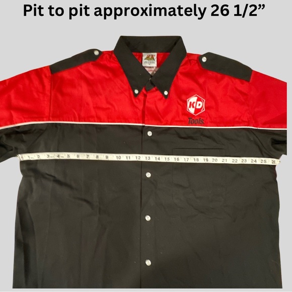 Speed Zone Race Gear Embroidered HD Tool Button Down Race Pit Style Shirt. - Picture 9 of 14